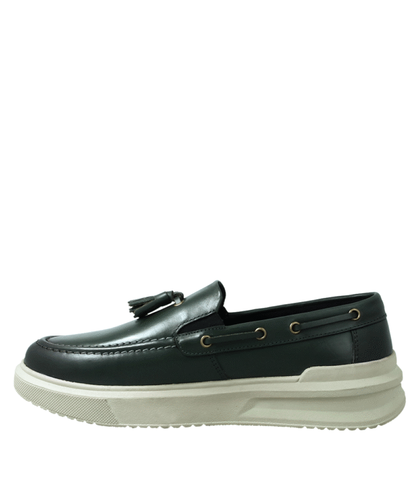 Loafer SS24 Sepatu Damien PIN344 GRN Green Casual - Image 3