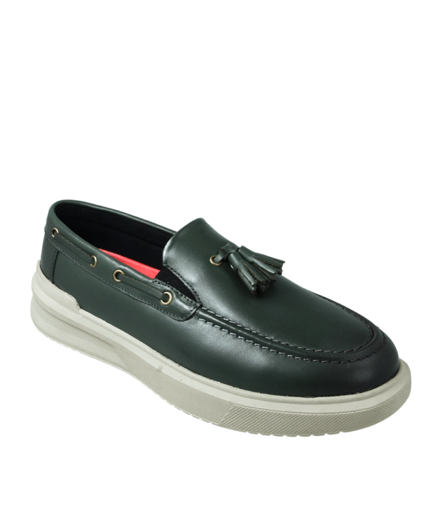 Loafer SS24 Sepatu Damien PIN344 GRN Green Casual - Image 2